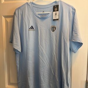 Adidas Light Blue Men's Soccer Jersey